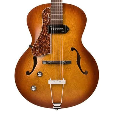 Godin 5th Avenue P90 Left Handed Hollowbody Guitar - Cognac Burst image 1