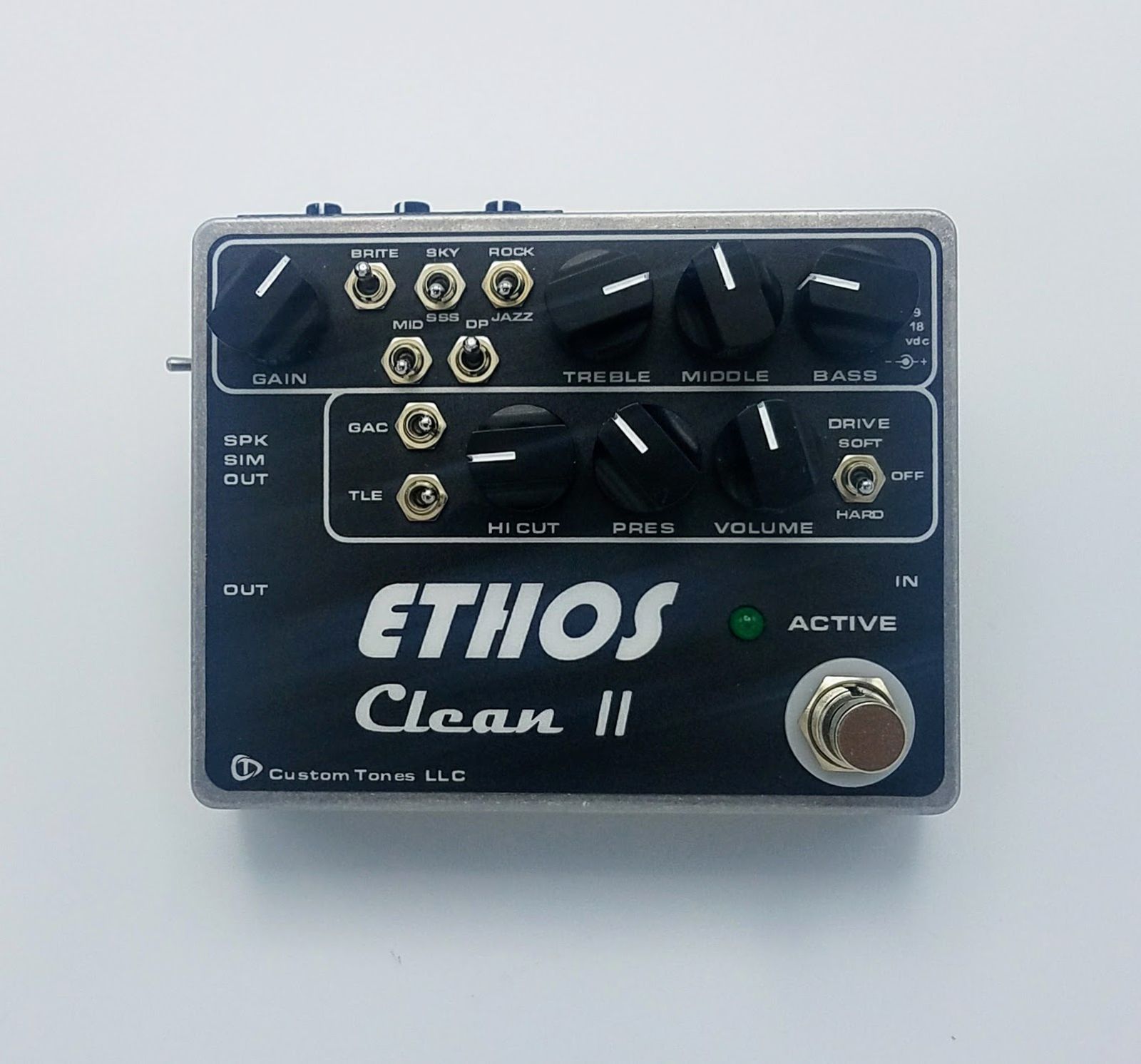 Custom Tones Ethos Clean II Preamp | Reverb Custom Tones Ethos Clean II Preamp | Reverb