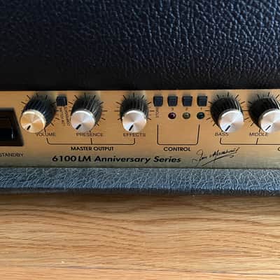 Marshall 6100 LM new caps 30th Anniversary 3 Channel 100 W Head 1992 - 1997 Black image 4
