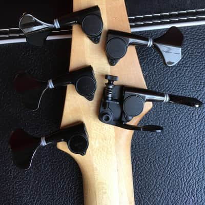 Dingwall Z2 5 string Leland Sklar bass 2000 Blue Maple Quilt image 8