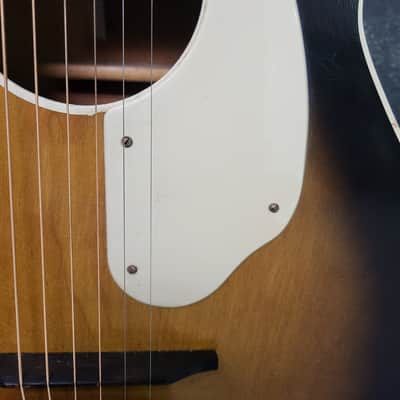 Vintage 1969 Fender by Harmony F1000 Stella Pro Setup New Strings Original Soft Shell Case image 4