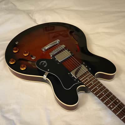Vintage 1997 Epiphone Dot (Gibson 335) - Made in Korea (MIK) - Cinnamon Burst - Free Pro Setup image 3