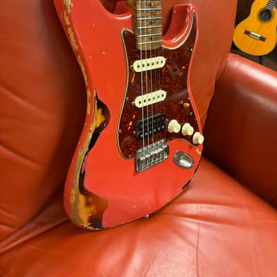 2017 LsL Instruments Saticoy Nacho Red over Three Tone Sunburst