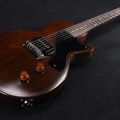 RARE Gibson Charlie Starr Les Paul Junior Dark Walnut USED 081 image 3
