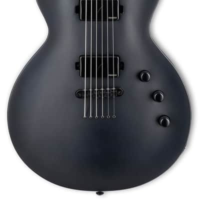 ESP LTD EC-1000 BARITONE Charcoal Metallic Satin image 1