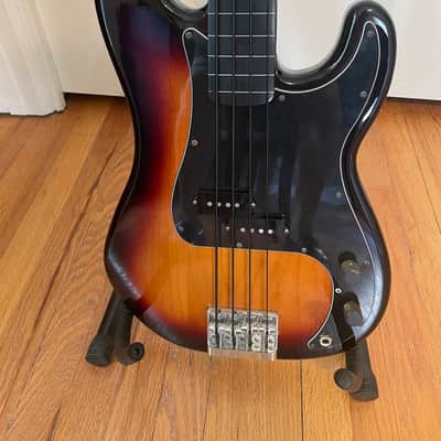 Fender Fretless Jazz P Bass - Custom Build Sunburst image 2