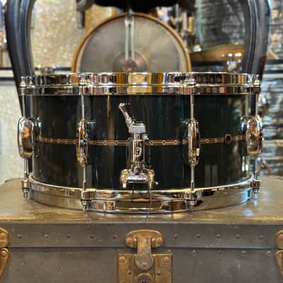 USED Tama 6.5x14 Star Bubinga Snare Drum in Dark Green Cordia Lacquer image 4