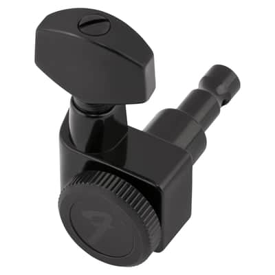 Fender Locking Stratocaster / Telecaster Staggered Tuning Machines (Black) (6) image 2