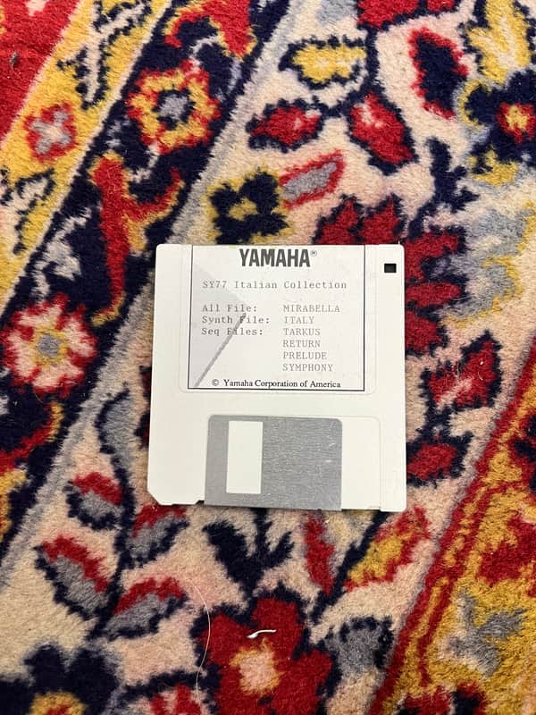 Yamaha SY77 Italian Collection Floppy Disk image 1