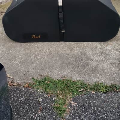 Pearl Championship Marching Tenor Drums - Quint,w/stand, case, and carrier,   Midnight Black image 3