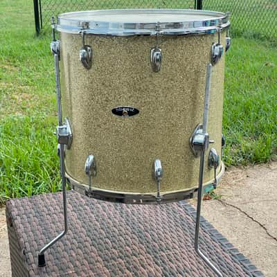 MIJ Stewart 16” Floor Tom 1960s - Silver Sparkle image 3