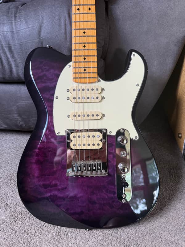 Dean Zelinsky Dellatera 2024 - Purple burst quilt top image 1