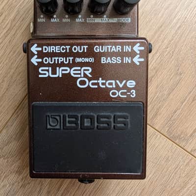 Boss OC-3 Super Octave (Dark Gray Label) 2003 - Present - Brown image 1