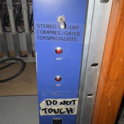 Focusrite ISA 110 Series Vintage Rack Blue/Yellow Rupert Neve Focusrite Mid 80s image 2