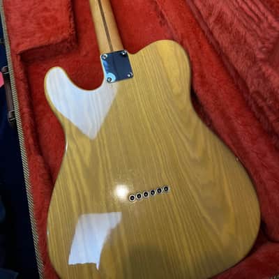 Fender '52 Reissue Telecaster 1994 in Butterscotch Blonde Black Guard in Case image 16