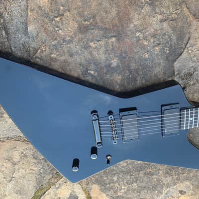 ESP MX250 Explorer 1993 Black NOS condition bell truss rod Metallica Hetfield model image 5
