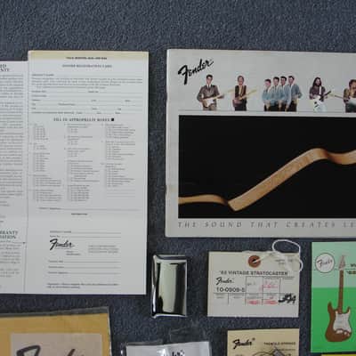 Fender '62 Vintage Stratocaster Case Candy 1982-1984 image 2