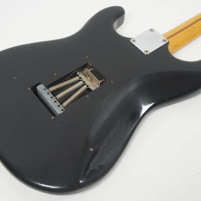 [SALE Ends Aug 25] Fender Japan ST57-70TX Stratocaster Black Texas Special O Serial 1997 MIJ Alder Body image 7