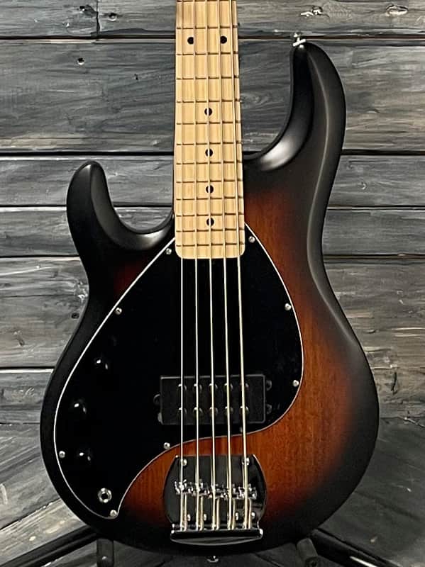 Sterling by Music Man Left Handed StingRay Ray 4 Electric Bass- Satin Sunburst image 1