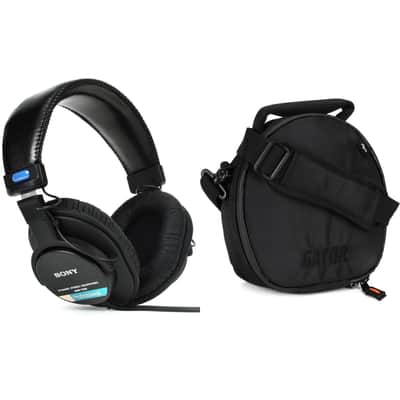 Sony MDR-7506 Closed-Back Professional Headphones with Carry Case image 1