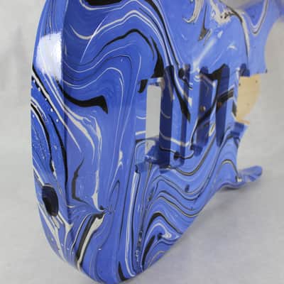 Swirled HSH Trem RGD Guitar body fits Ibanez (tm) 7 string RG and UV Necks J1273 image 5
