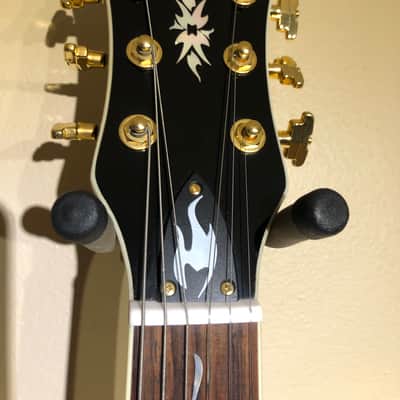 Michael Kelly Phoenix Jazz Archtop Semi Hollowbody 2005 - Blue Burst Flametop image 12