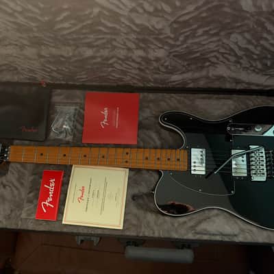 Fender American Ultra Luxe Telecaster Floyd Rose HH 2021 - 2024 - Mystic Black image 2