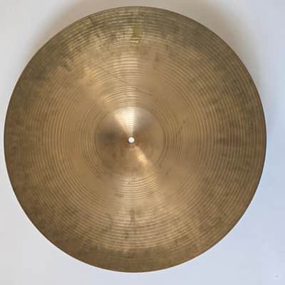 Zildjian Avedis 20" Ride Cymbal - 2344g - Vintage 1960s Stamp - Dark - Flat Profile image 2