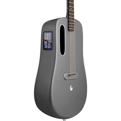 LAVA MUSIC ME 4 Carbon Fiber 36" Acoustic-Electric Guitar with Airflow Bag Regular Space Grey image 7