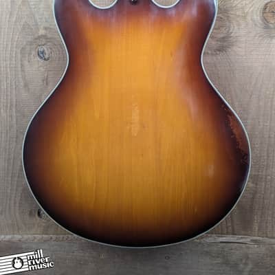 Eastman T64/v-T-GB Thinline Hollow Body Electric Guitar Antique Gold Burst w/ Hard Case image 4