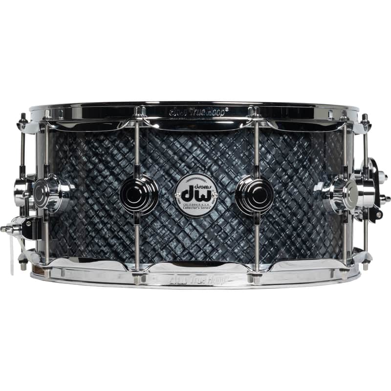 Drum Workshop Collectors Series 6.5x14 Snare Drum - Grey Crystal image 1