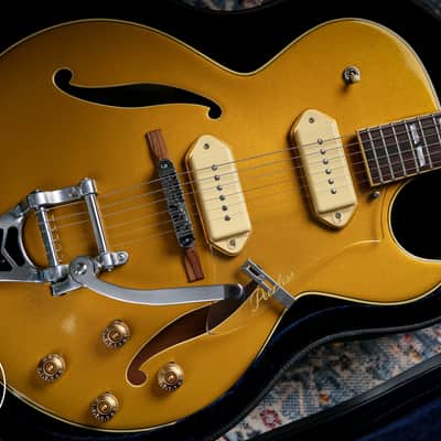 Peerless Gigmaster SC Hollow Body Metallic Gold image 4