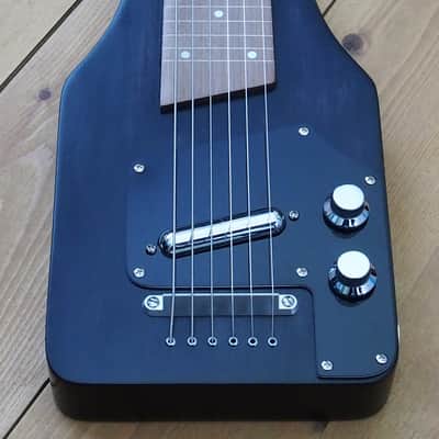 Woodsville Chicago 51 Lap Steel - Black, with Padded Gig Bag image 6