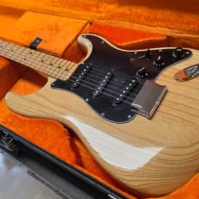 1977 Fender Stratocaster Hardtail Natural Ash Vintage 70s American USA Strat HT Hard Tail 1970's Guitar image 1