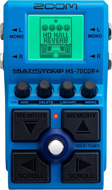 Zoom MS-70CDR+ Multistomp Pedal Multistomp Multi-Effects Pedal image 1