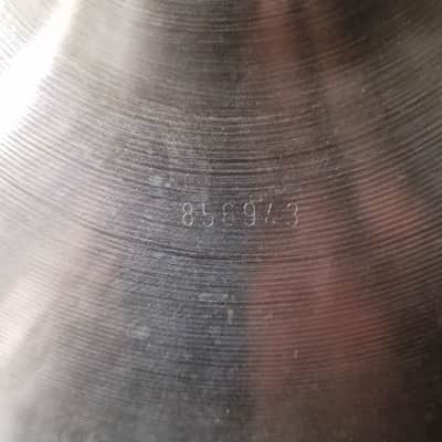 Paiste Vintage Formula 602, 70s Top Hihat cymbal 12 inch image 5