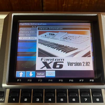 Roland Fantom X6 Sampling Workstation Audio Track Expansion Ver 2.02 w/ case DIMM image 4