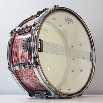 Ludwig Legacy Maple 6.5" x 14" Snare Drum w/ VIDEO! 3-Ply Vintage Pink Oyster image 6