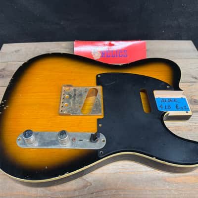 Real Life Relics 60’s Style Tele® Telecaster® Body Double Bound Aged 2 Tone Sunburst