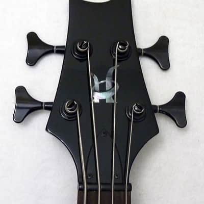 Halo Custom Guitars OCTAVIA 4-String Bass, Black image 3