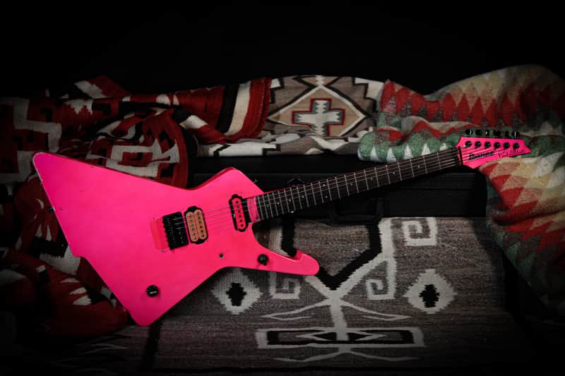 1987 Paul Gilbert Ibanez Ice-Stroyer "Pink" image 1