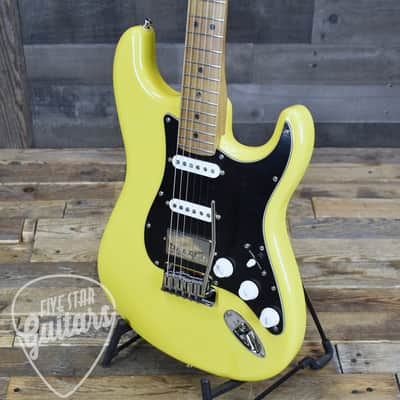 Mint Fender Limited Edition American Ultra II Stratocaster HSS - Graffiti Yellow with Hardshell Case image 11