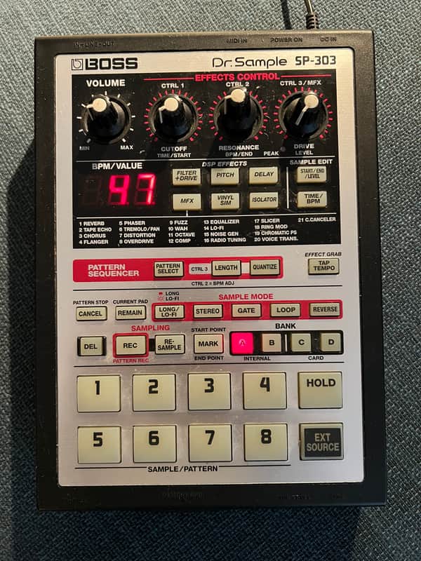 Boss SP-303 Dr. Sample 2001 - 2005 - Silver image 1