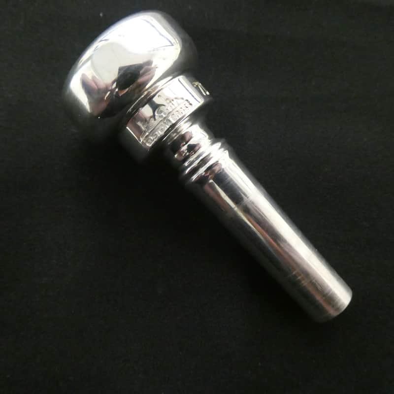ACB 7DP Short Shank Piccolo Trumpet Mouthpiece in Silver Plate! Lot FS29 image 1