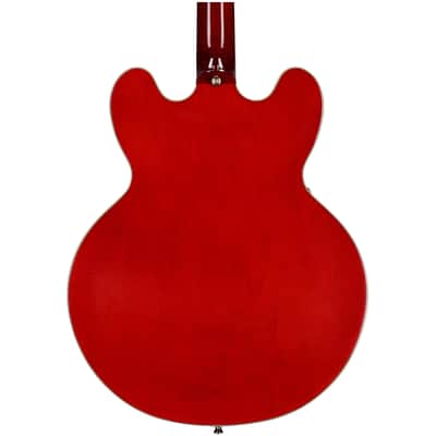 Epiphone Masterbilt Gem Archer Sheraton Left-Handed Electric Guitar, Cherry, with Case image 5