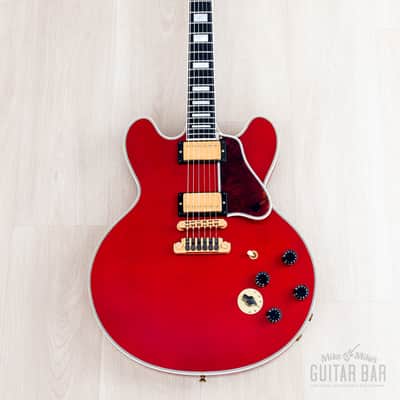 1997 Gibson BB King Lucille ES-355 Semi-Hollowbody Guitar Cherry Stereo, Near-Mint w/ Case & Hangtags, Yamano image 2