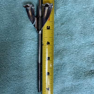 Ludwig Lot of 8 Bowtie Clubdate Pre Serial Bass Drum Tension Rods + Claws 7” 60s - Chrome image 12