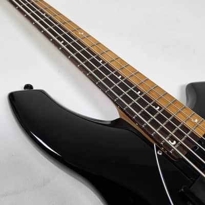 Ernie Ball Music Man John Myung Bongo HH 6-String Bass Black w/ Gator Bag 8.56lbs S08050 image 12