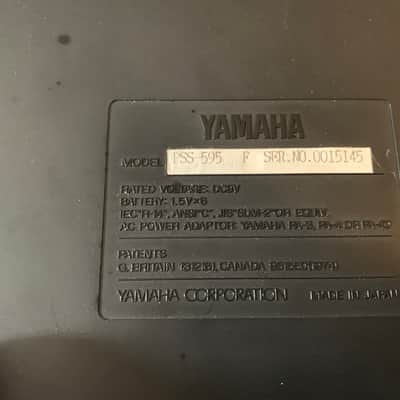 Yamaha  PortaSound PSS-595 1990  GC in box image 14