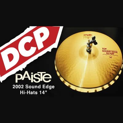 Paiste 2002 Sound Edge Hi Hat Cymbals 14" image 2